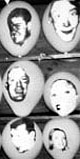 faces on balloons