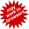 May work in browsers